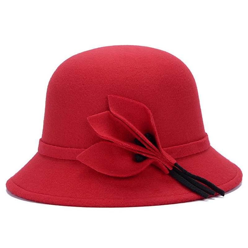 Women's Hat Fedora Hat Portable Windproof Comfort Outdoor Dailywear Holiday Floral Flower4