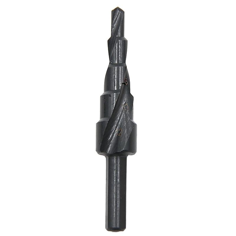 Step Drill Bit Nitrided Triangular Spiral 5-stage 4-12mm Electric drill Anti-Wear Wall punching / Steel drilling2