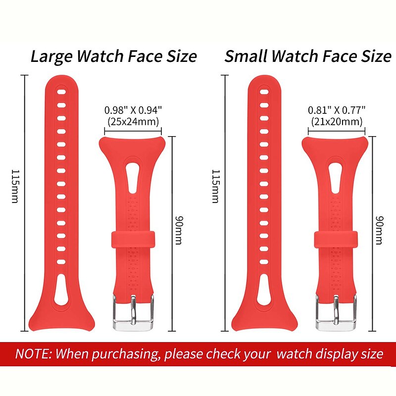 Watch Band for Garmin Forerunner 15 Forerunner 10 Silicone Replacement  Strap Breathable Business Band Wristband3