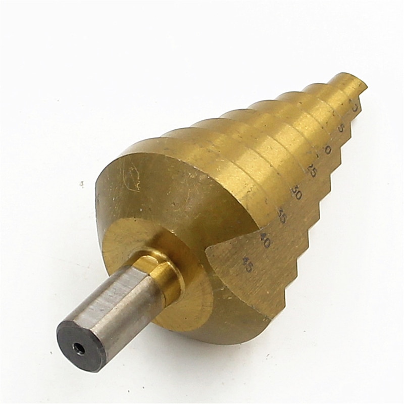 10-45mm Step Drill Bit Electric drill Titanium Anti-Wear Wall punching / Steel drilling4