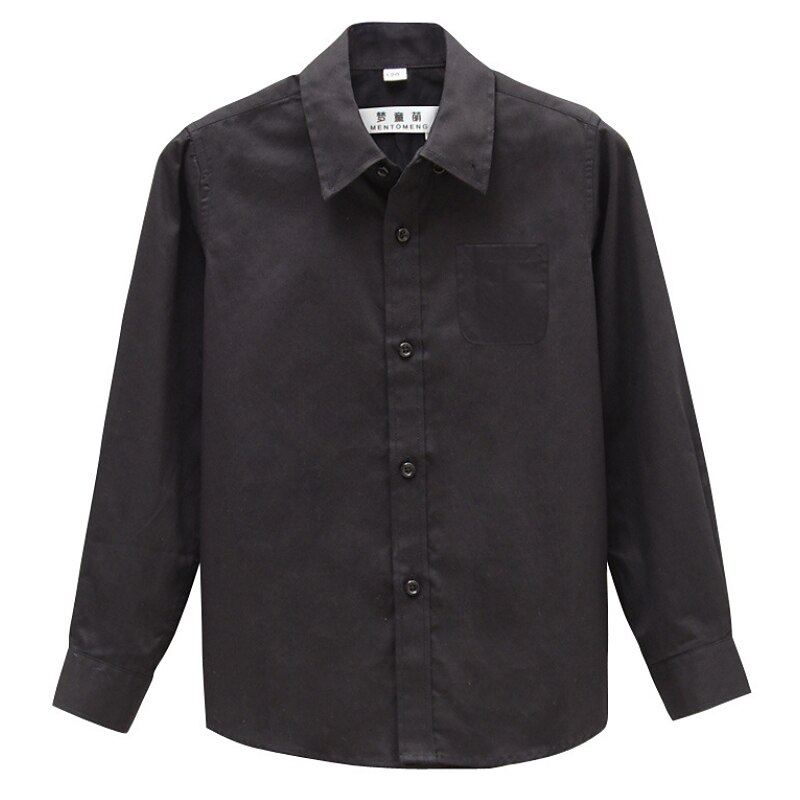 Boys 3D Solid Color Shirts Long Sleeve Spring Fall Fashion Cool Kids 3-13 Years Formal Indoor Regular Fit2