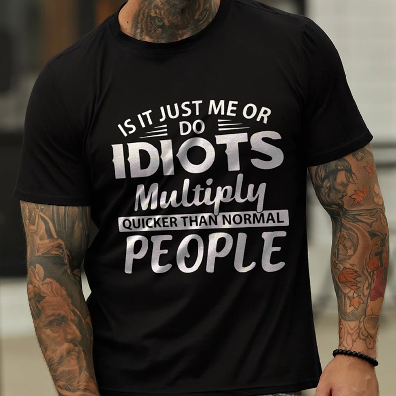 Men's Funny Short Sleeve T-Shirt - 