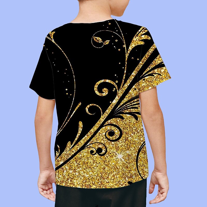 Boys 3D Graphic T shirt Short Sleeve 3D Print Summer Spring Active Sports Fashion Kids 3-12 Years Outdoor Daily Indoor Regular Fit2