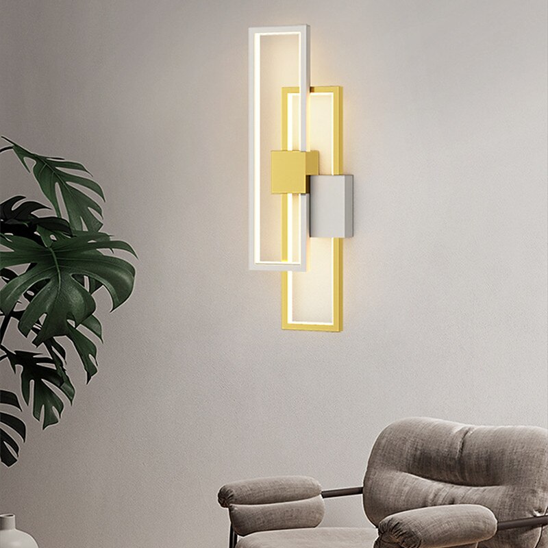 LED Wall Light Bedroom Bedside Wall Lamp Nordic Minimalist Modern Living Room Sofa Background Wall Light4