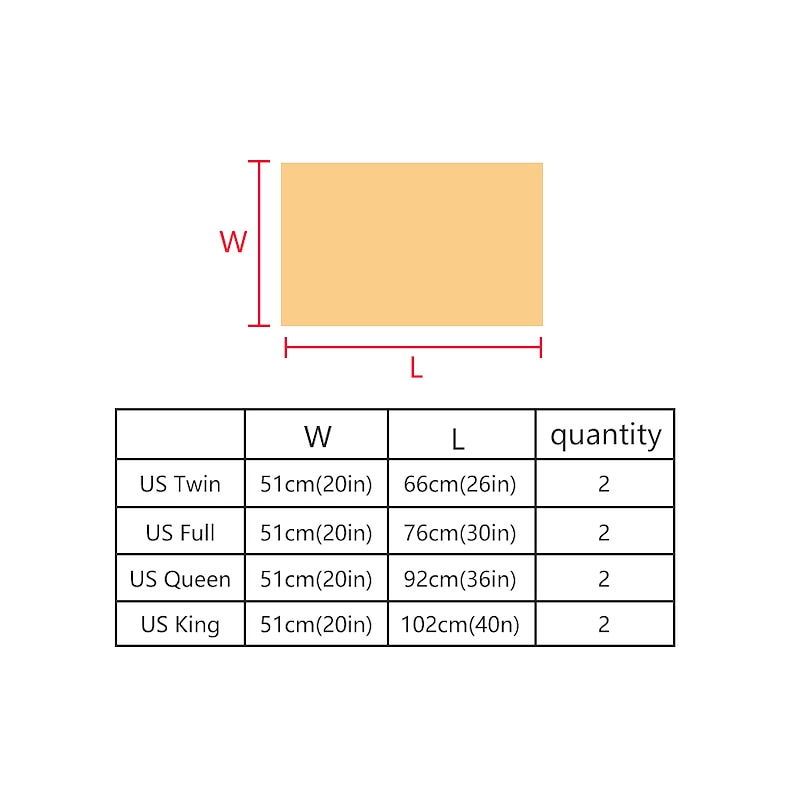 Set of 2 Pcs Silk Satin Pillowcase for Hair and Skin Slip, Pillow Cases for Standard/Queen/King Size - Satin Cooling Pillow Covers with Envelope Closure Suit3