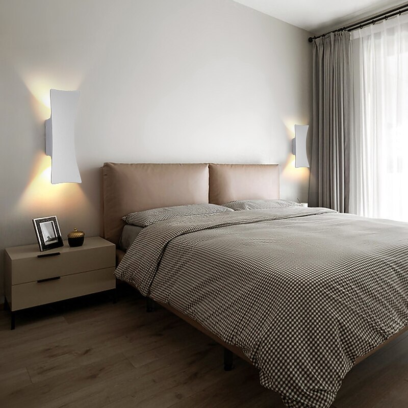 Modern Nordic Style Outdoor Wall Lights Indoor Wall Lights Bedroom Aluminum 220-240V 7 W3