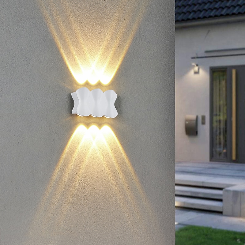Modern Nordic Style Outdoor Wall Lights Indoor Wall Lights Bedroom Aluminum 220-240V 5/7/9 W2