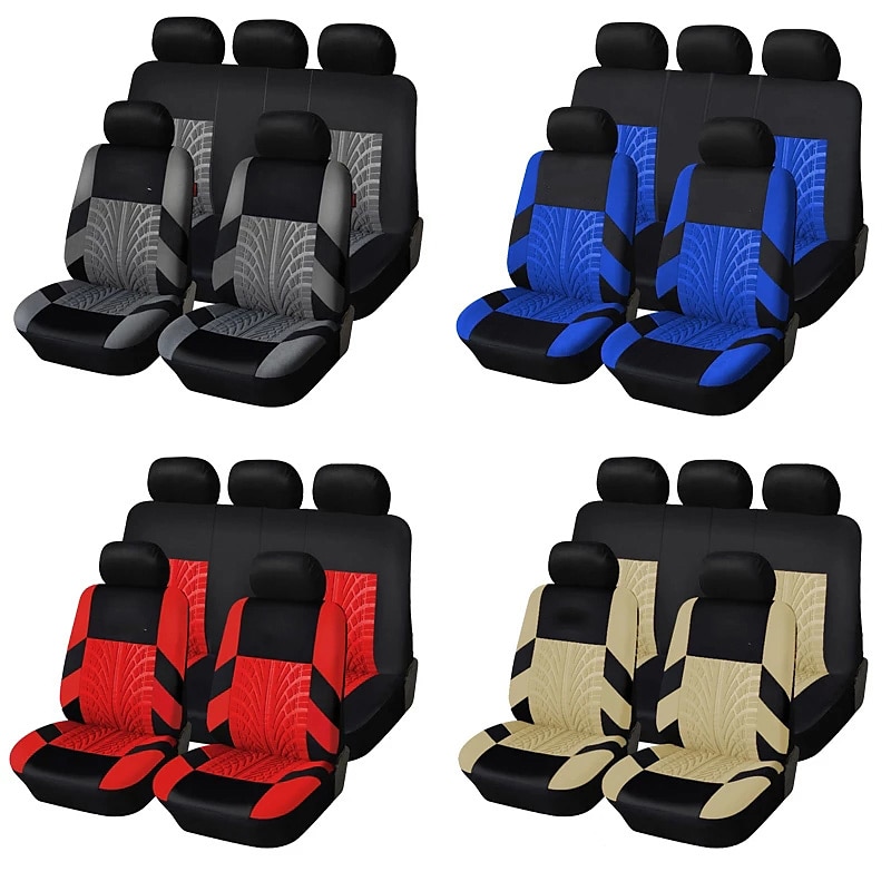 StarFire Cloth Material Front Seat Cover Universal Seat Cover Car Interior Seat Cover Popular Pattern Front 2 Sides Car Seat Cover 2pcs2