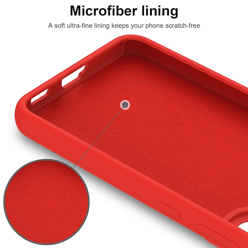 Phone Case For Samsung Galaxy S25 S24 S23 S22 S21 FE S21 Ultra Plus S20 A32 Back Cover Silicone Case anti-drop Shockproof Solid Colored Silicone3