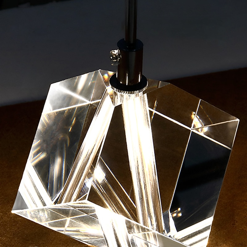 102 cm Unique Design Chandelier LED Crystal Nordic Style Modern Living Room Dining Room Bedroom 110-120V3