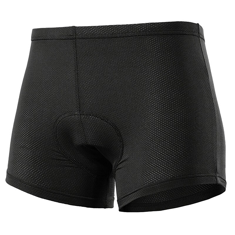 Arsuxeo Men's Cycling Under Shorts Cycling Underwear Black Bike Underwear Shorts Padded Shorts Chamois Mountain Bike MTB Road Bike Breathable 3D Pad Quick Dry Anatomic Design Sports Polyester Coolmax® 5