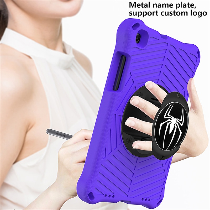 Tablet Case Cover For Samsung Galaxy Tab A8 10.5'' A7 Lite 8.7'' A 8.0" 2022 2021 2019 Handle with Stand Holder 360° Rotation Solid Colored EVA3