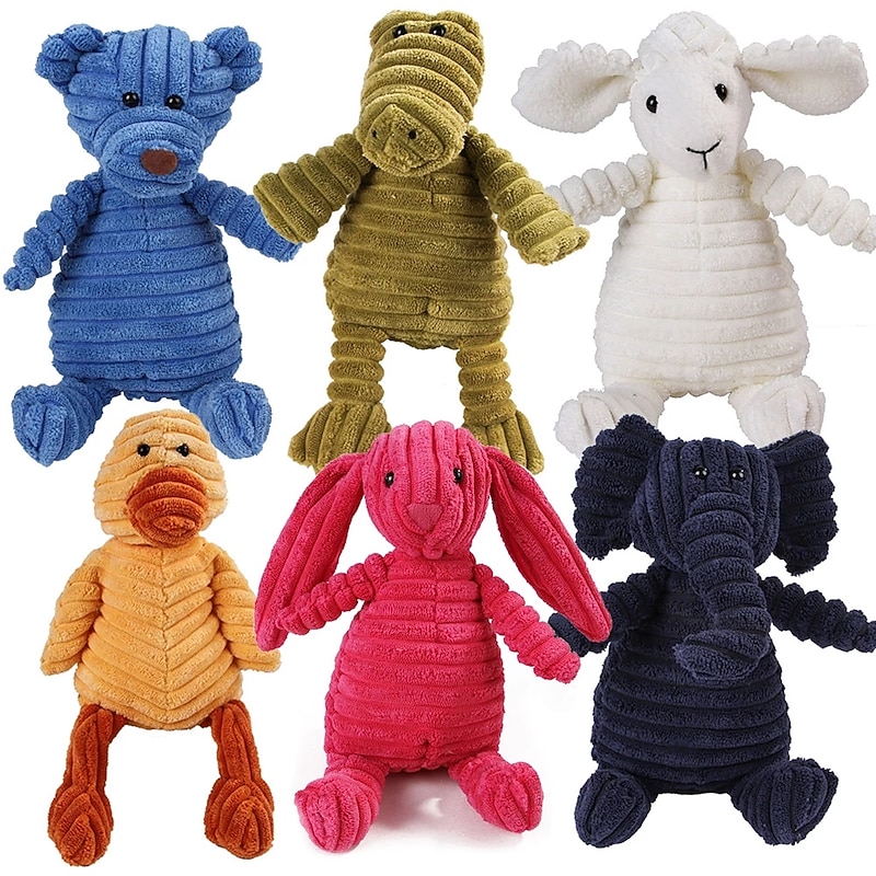 Dog Toys for Small Large Dogs Animal Plush Dog Squeaky Toy Puppy Chew Toys Bite Resistant Pet Toy For Dogs Squeaker3