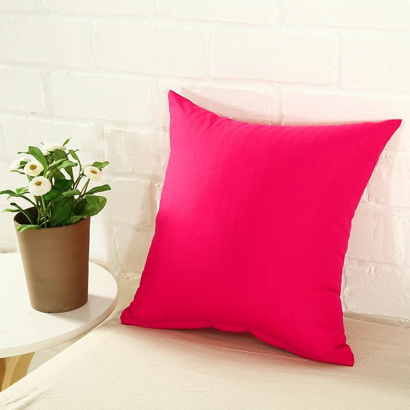 Decorative Toss Pillows Solid Color Pillow Cover Sofa Cushion Cover Bed Head Pillow Office Without Pillow Core Just Coat Chair Pillow Pink Blue Sage Green Purple Yellow2
