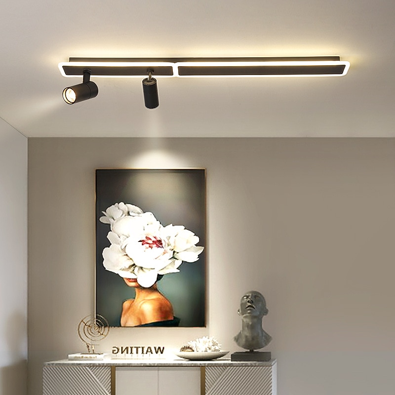 80/100 cm Ceiling Light LED Spotlight Metal Artistic Style Modern Stylish Painted Finishes 220-240V