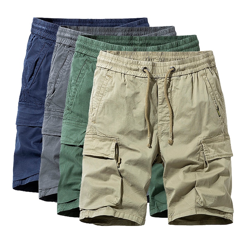 Men's Cargo Shorts Hiking Shorts Military Summer Spring Outdoor Regular Fit 10