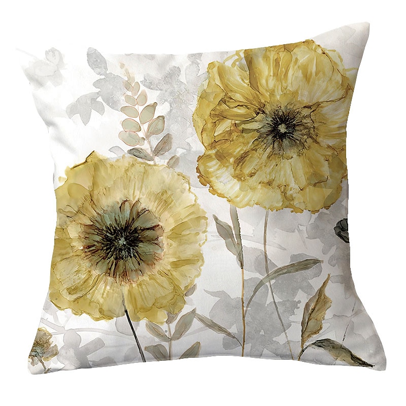 Spring Double Side Cushion Cover 1PC Soft Decorative Square Throw Pillow Cover Cushion Case Pillowcase for Sofa Bedroom Superior Quality Machine Washable 17