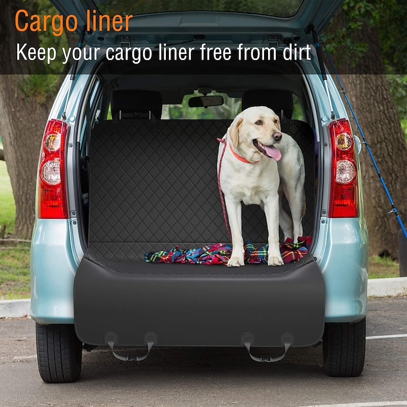 Dog Back Seat Cover Protector Waterproof Scratchproof Nonslip Hammock for Dogs Backseat Protection Against Dirt and Pet Fur Durable Pets Seat Covers for Cars & SUVs（134cm*144cm）3