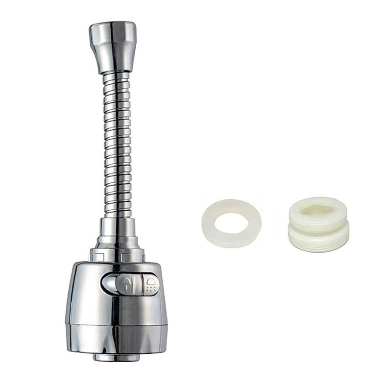 2 Modes Kitchen Sink Faucet Extension Sprayer, 360 Degree Turbo Rotatation Anti-Splash Extender Aerator with Hose4