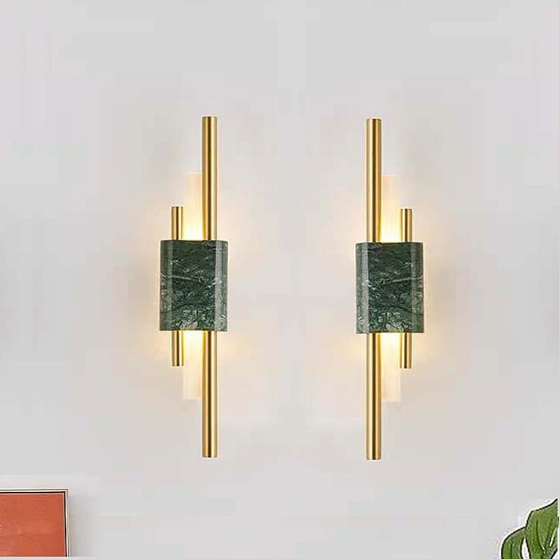 Modern Wall Light LED Marble Wall Sconce for Hotel Staircase Corridor Bedroom Bedside Lamp Living Room Indoor Lighting4
