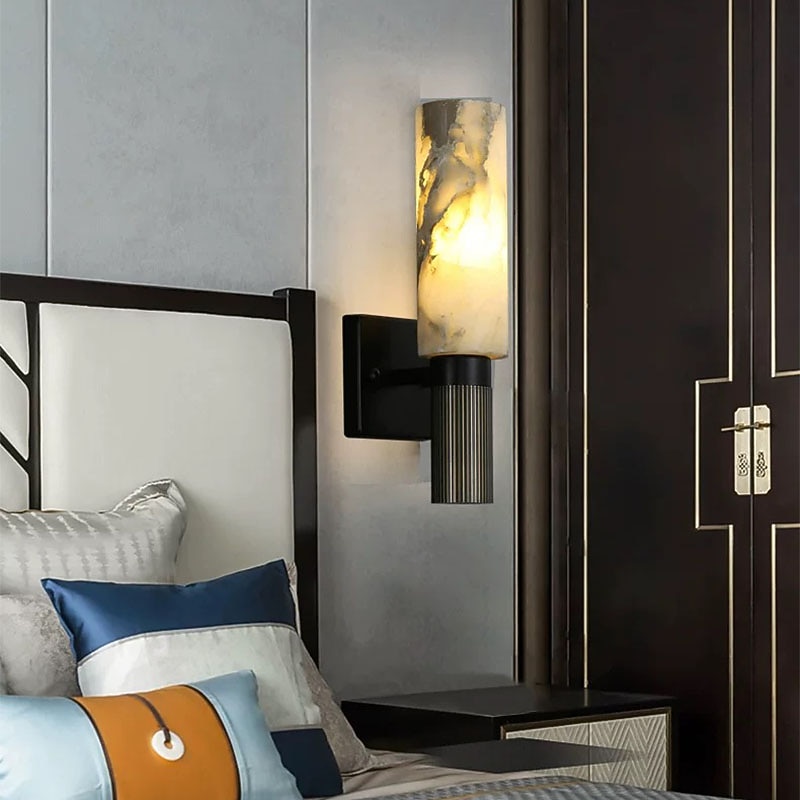 Modern Indoor Wall Light LED Marble Designer Living Room Bedroom Hallway Stair Light Wall Lights 220-240V 5 W4
