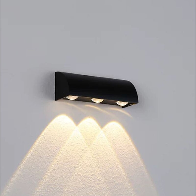 Outdoor Wall Light LED Waterproof Courtyard Hallway Metal Wall Lights 220-240V 3 W3