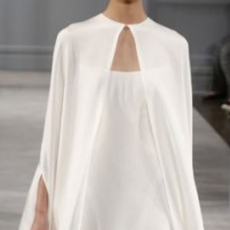 Women's Wrap Voiles & Sheers Elegant & Luxurious Romantic Sleeveless Chiffon Wedding Wraps With Pure Color For Formal Spring & Summer dress to impress4