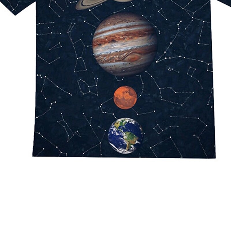 Boys 3D Galaxy T shirt Short Sleeve 3D Print Summer Spring Active Sports Fashion Polyester Kids 3-12 Years Outdoor Daily Indoor Regular Fit4