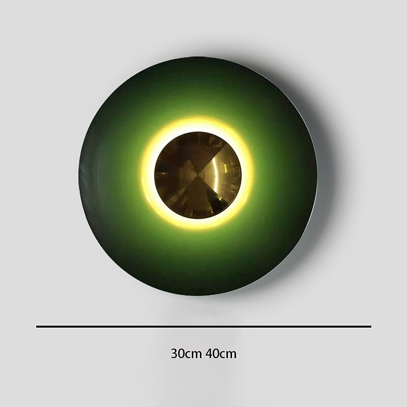 Modern Nordic Style Indoor Wall Light LED Round Designer Colorful Bedroom Dining Room Living Room Metal Wall Lights 220-240V2