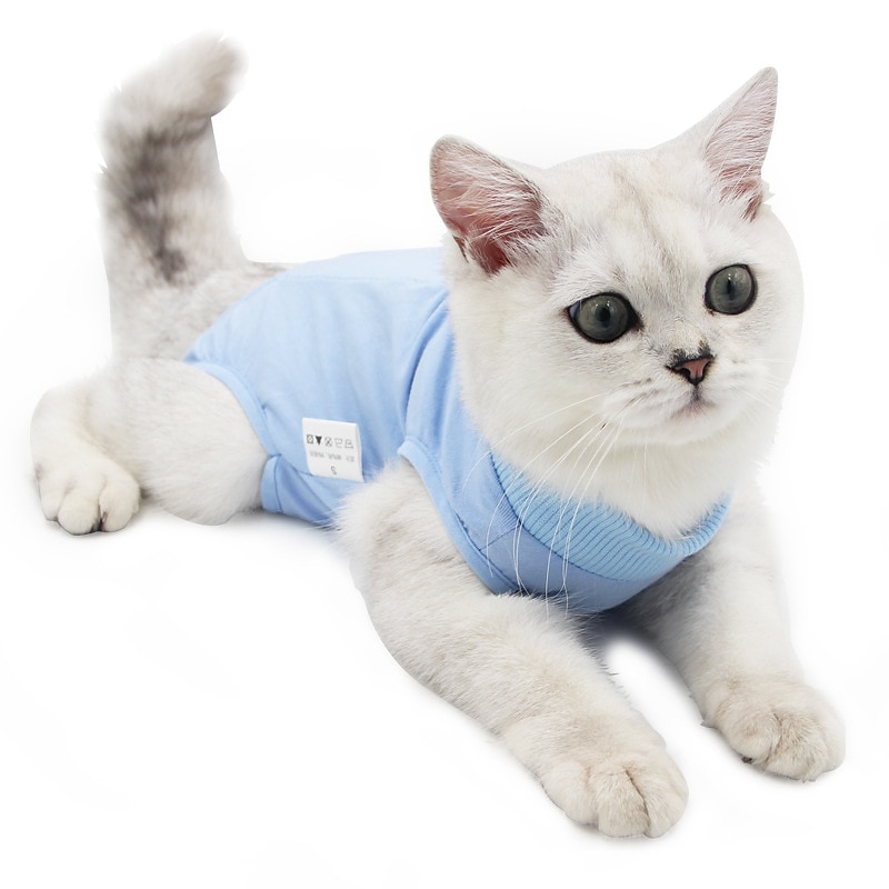 Dog Cat Surgery Recovery Suit Breathable Soft Comfortable Safety Dog Clothing3