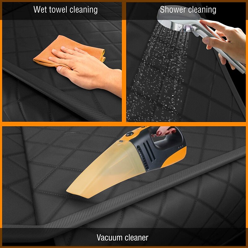 Dog Back Seat Cover Protector Waterproof Scratchproof Nonslip Hammock for Dogs Backseat Protection Against Dirt and Pet Fur Durable Pets Seat Covers for Cars & SUVs（134cm*144cm）2