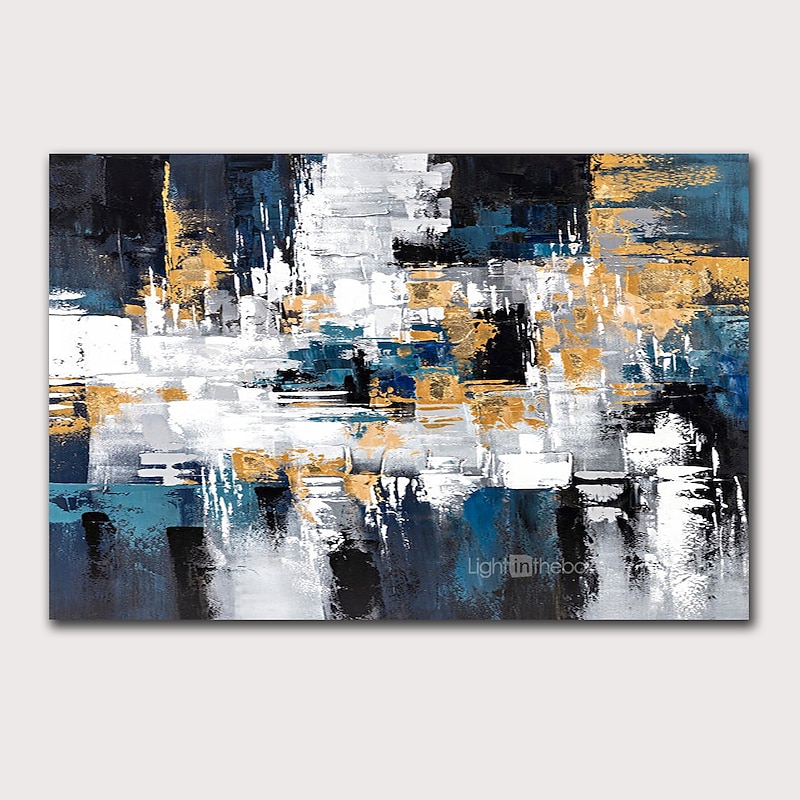 Oil Painting 100% Handmade Hand Painted Wall Art On Canvas Horizontal Panoramic Abstract Landscape Modern Home Decoration Decor Rolled Canvas No Frame Unstretched3