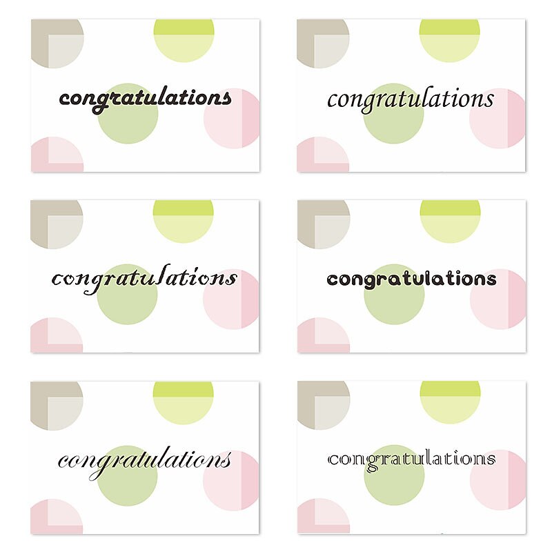 Simple Geometric Wave Point Elements Congratulations Graduation Congratulations Cards 12 Greeting Cards with Envelopes2