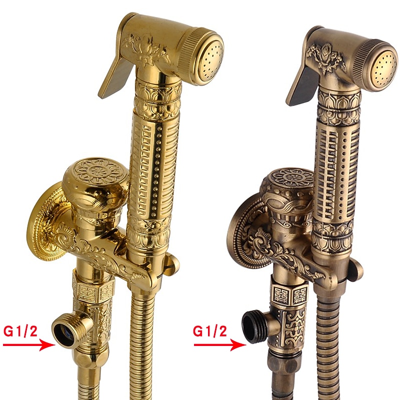 Self-Cleaning Bidet Antique Copper Single Hole  Brushed Chrome3