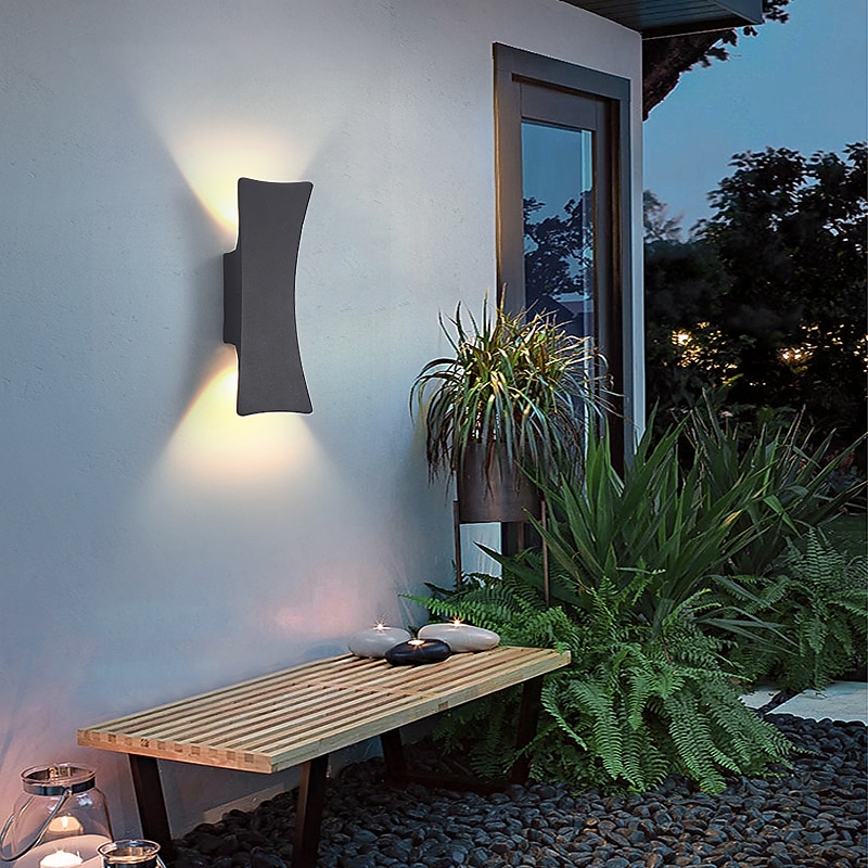 Modern Nordic Style Outdoor Wall Lights Indoor Wall Lights Bedroom Aluminum 220-240V 7 W