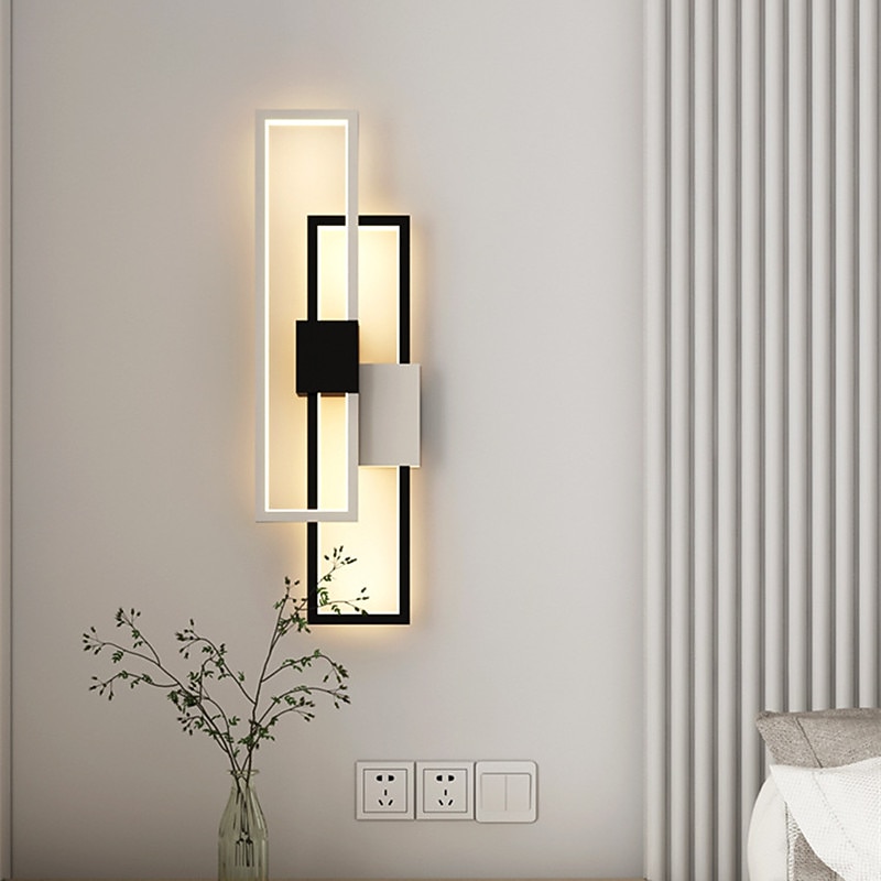 LED Wall Light Bedroom Bedside Wall Lamp Nordic Minimalist Modern Living Room Sofa Background Wall Light3