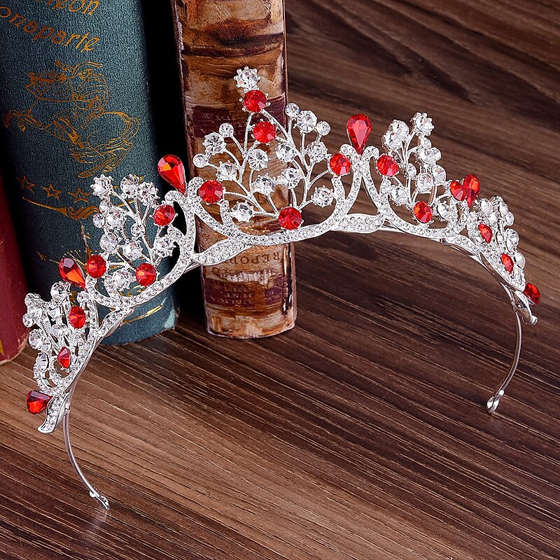 Crown Tiaras Alloy Wedding Simple Bridal With Metal Headpiece Headwear dress to impress