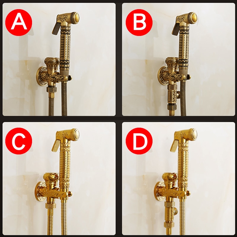 Self-Cleaning Bidet Antique Copper Single Hole  Brushed Chrome2