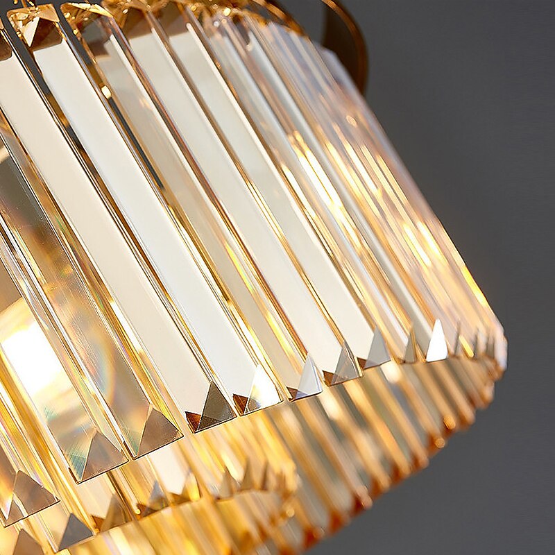 60 cm Unique Design Chandelier LED Crystal Luxury Modern Designer Art Lamp Living Room Restaurant 110-120V4