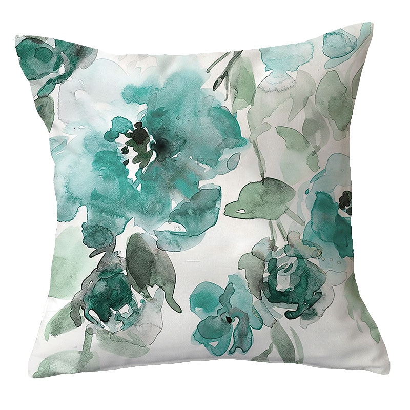 Spring Double Side Cushion Cover 1PC Soft Decorative Square Throw Pillow Cover Cushion Case Pillowcase for Sofa Bedroom Superior Quality Machine Washable 19