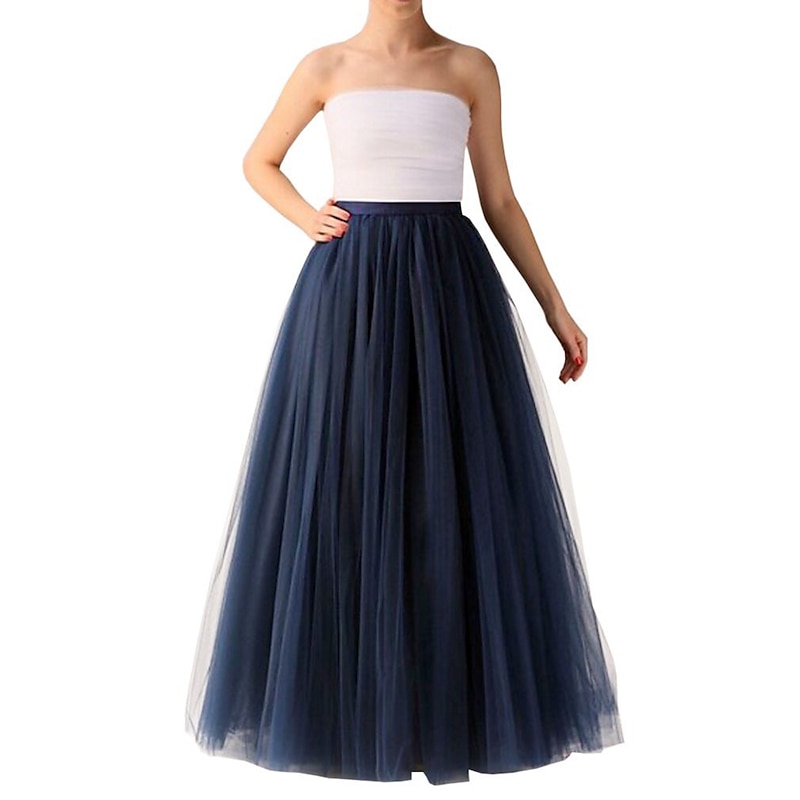 1950s Princess Floor Length Petticoat Hoop Skirt Tutu Under Skirt Fancy Dress Women's Party / Evening Prom Carnival of Venice Adults' Skirt4