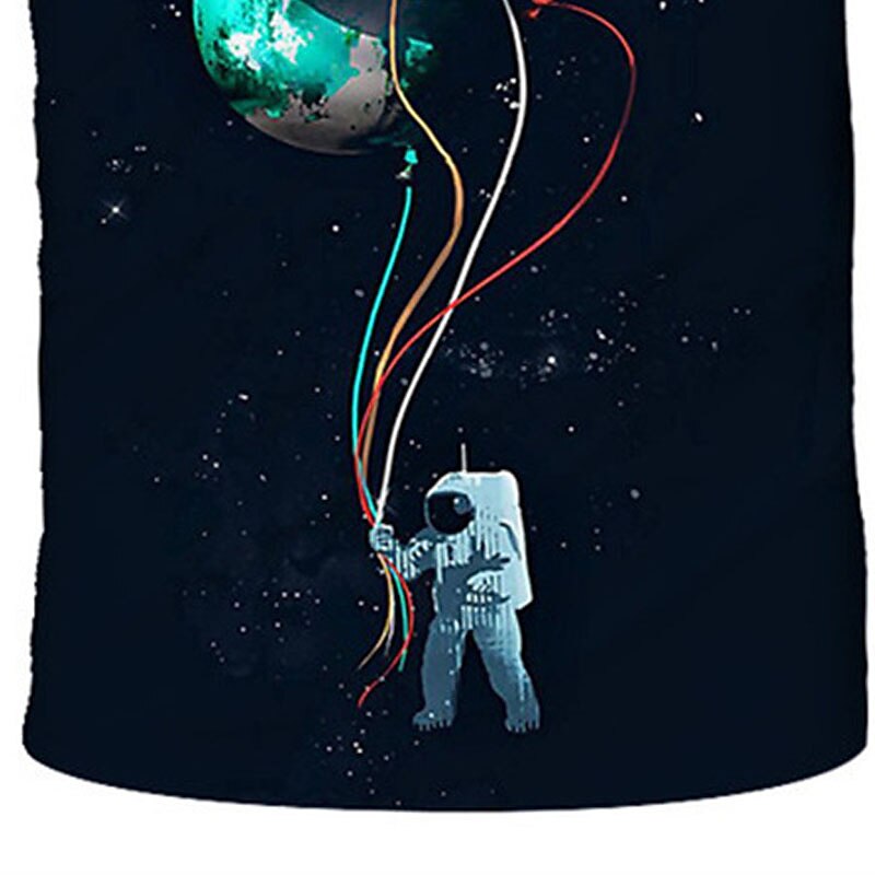 Boys 3D Astronaut T shirt Short Sleeve 3D Print Summer Spring Active Sports Fashion Polyester Kids 3-12 Years Outdoor Daily Indoor Regular Fit2