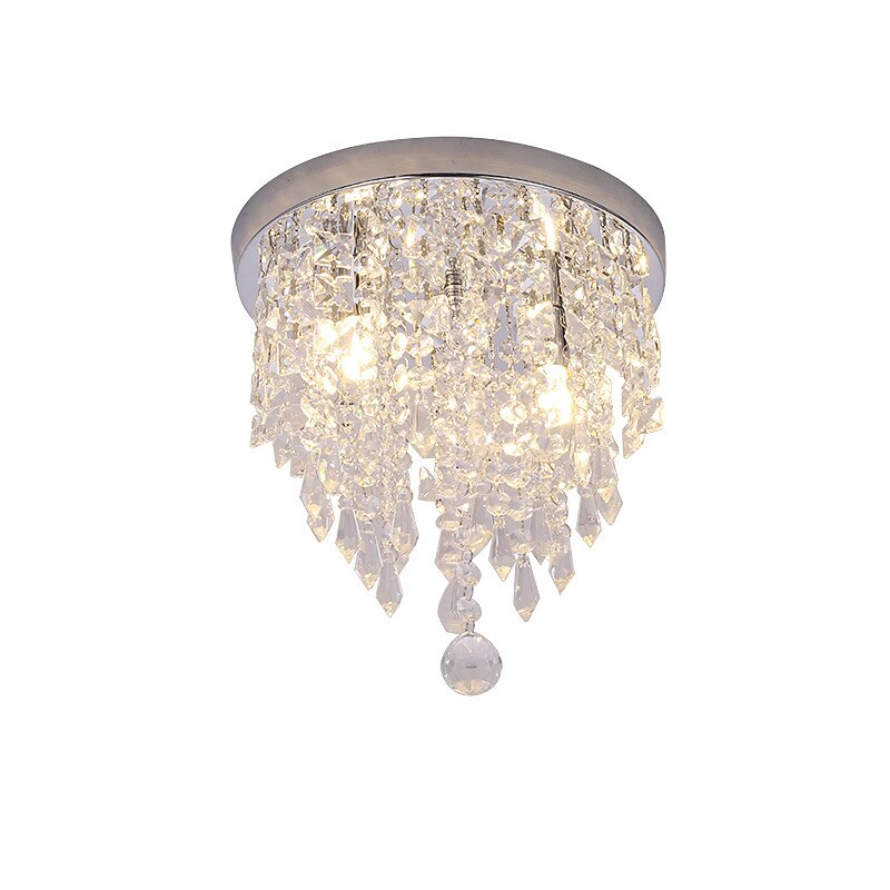 30 cm Ceiling Light LED Crystal Chandelier Hallway Light Entrance Hallway Light Electroplated Modern 220-240V4