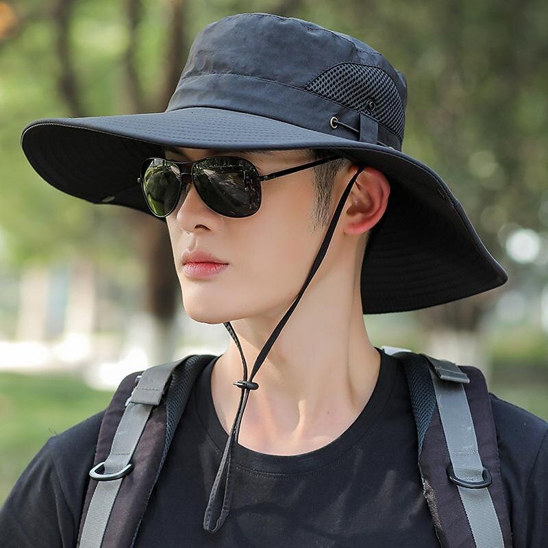 Sun Hat Fishing Hat Hiking Hat Hat UV Sun Protection Quick Dry Lightweight Summer Spring Wide Brim Men's Women's Fishing Activity4