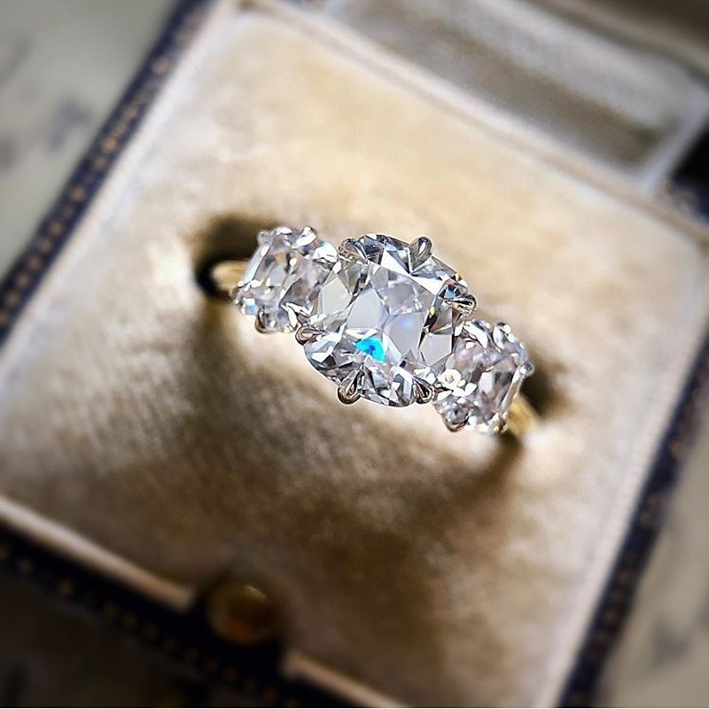 Ring Party Geometrical Gold Alloy Guitar Simple Elegant 1pc Cubic Zirconia / Women's / Wedding / Gift