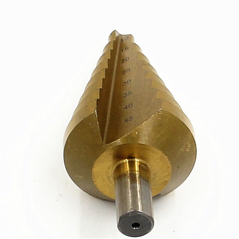 10-45mm Step Drill Bit Electric drill Titanium Anti-Wear Wall punching / Steel drilling3