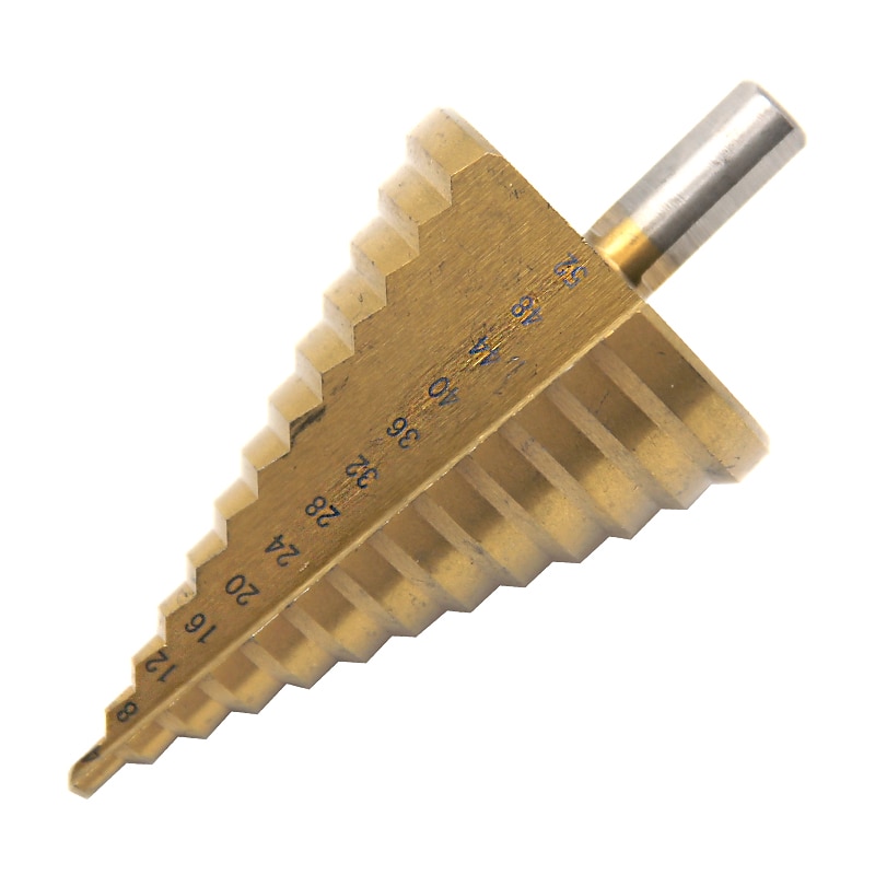 HSS Step Drill Bits 4mm-52mm Titanium shank Woodworking Power Tools Shank4