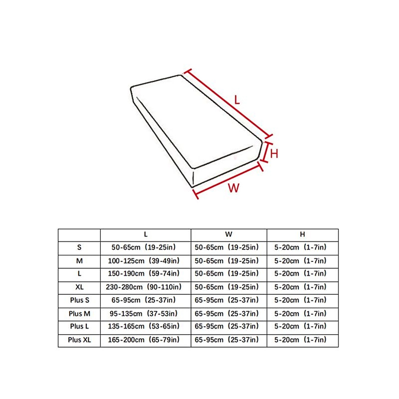 Stretch Sofa seat Cushion Cover Velvet Slipcover Elastic Couch Armchair Loveseat 4 or 3 Seater Grey Burgundy Red Black Blue Plain Solid Soft Durable Washable4