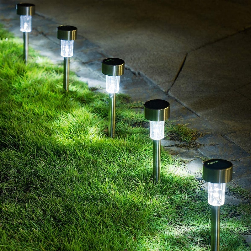 12pcs Solar Garden Lawn Lights Outdoor LED Solar Light Waterproof Patio Pathway Lighting Courtyard Landscape Decoration Lamp2