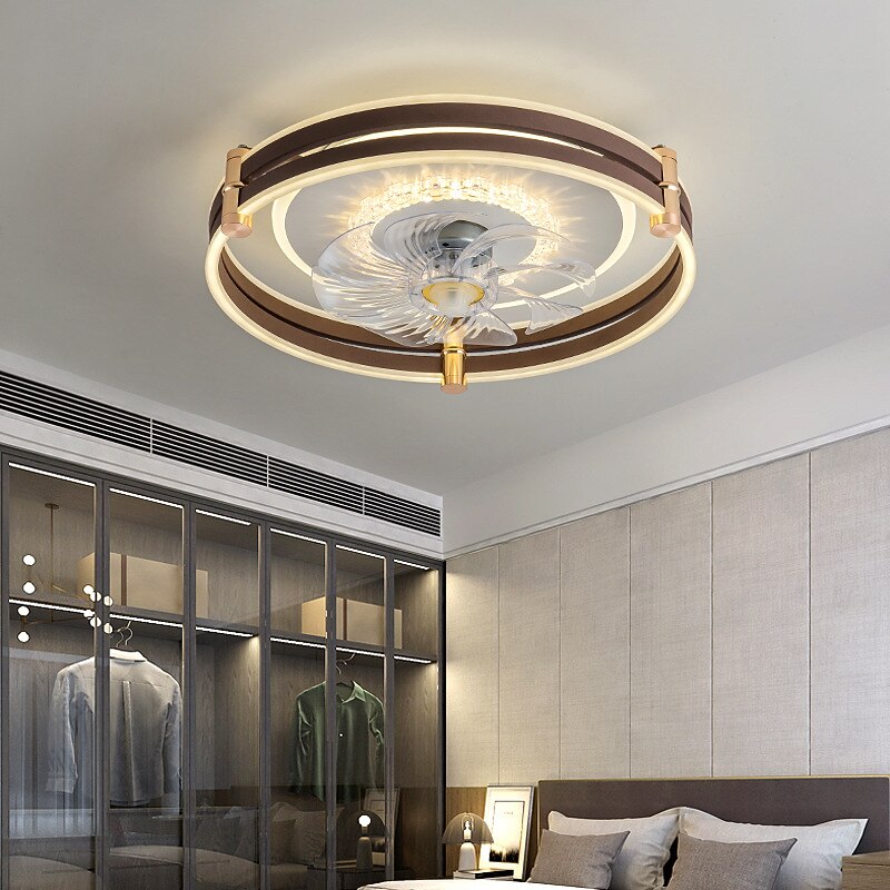Luxury LED Ceiling Fan Light Ceiling Fan Lamp Living Room Dining Room Fan Lamp Bedroom Ceiling Fan3